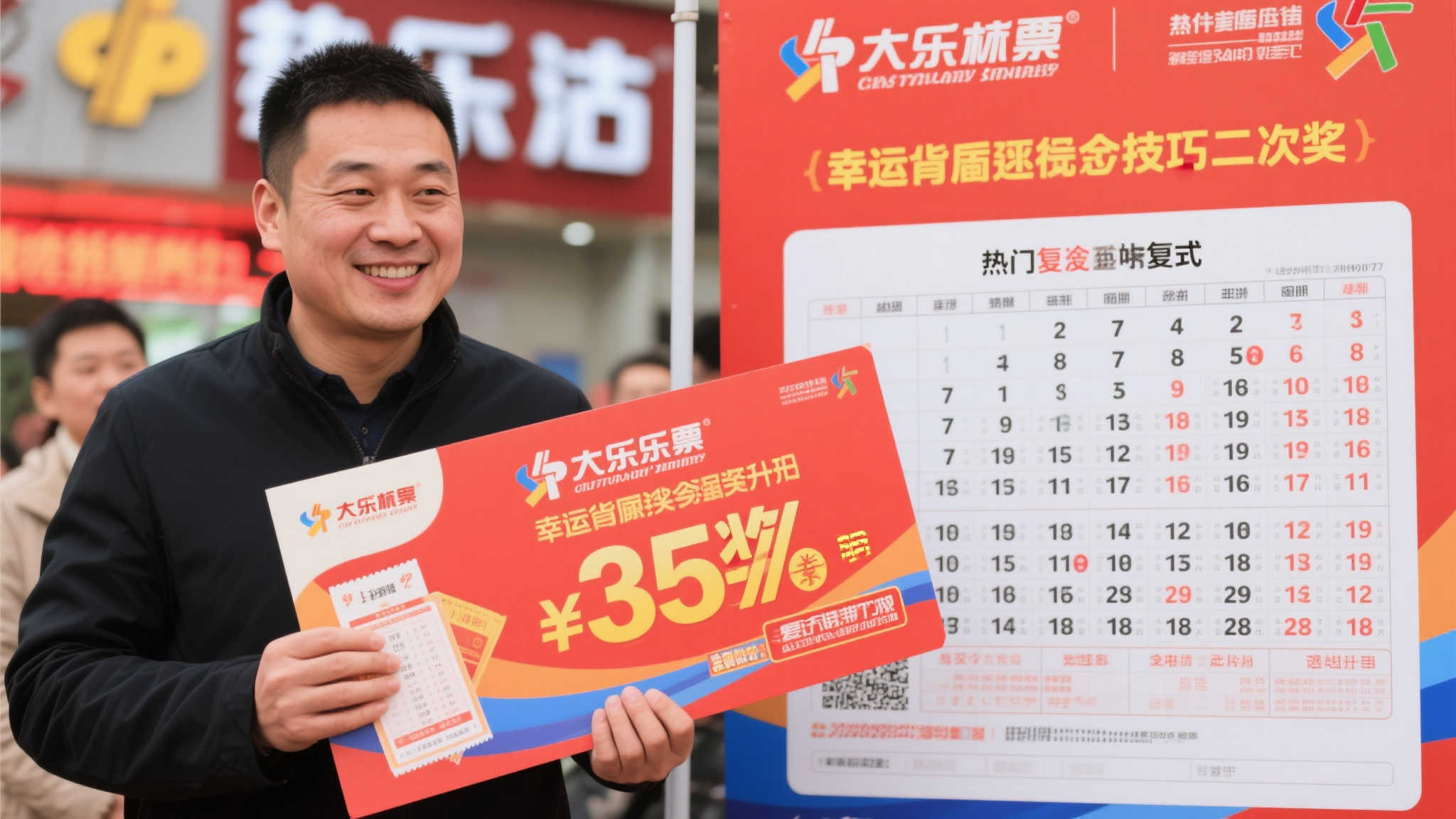 男子豪砸1.2万喜获大乐透616万 去年两度摘得二等奖-图