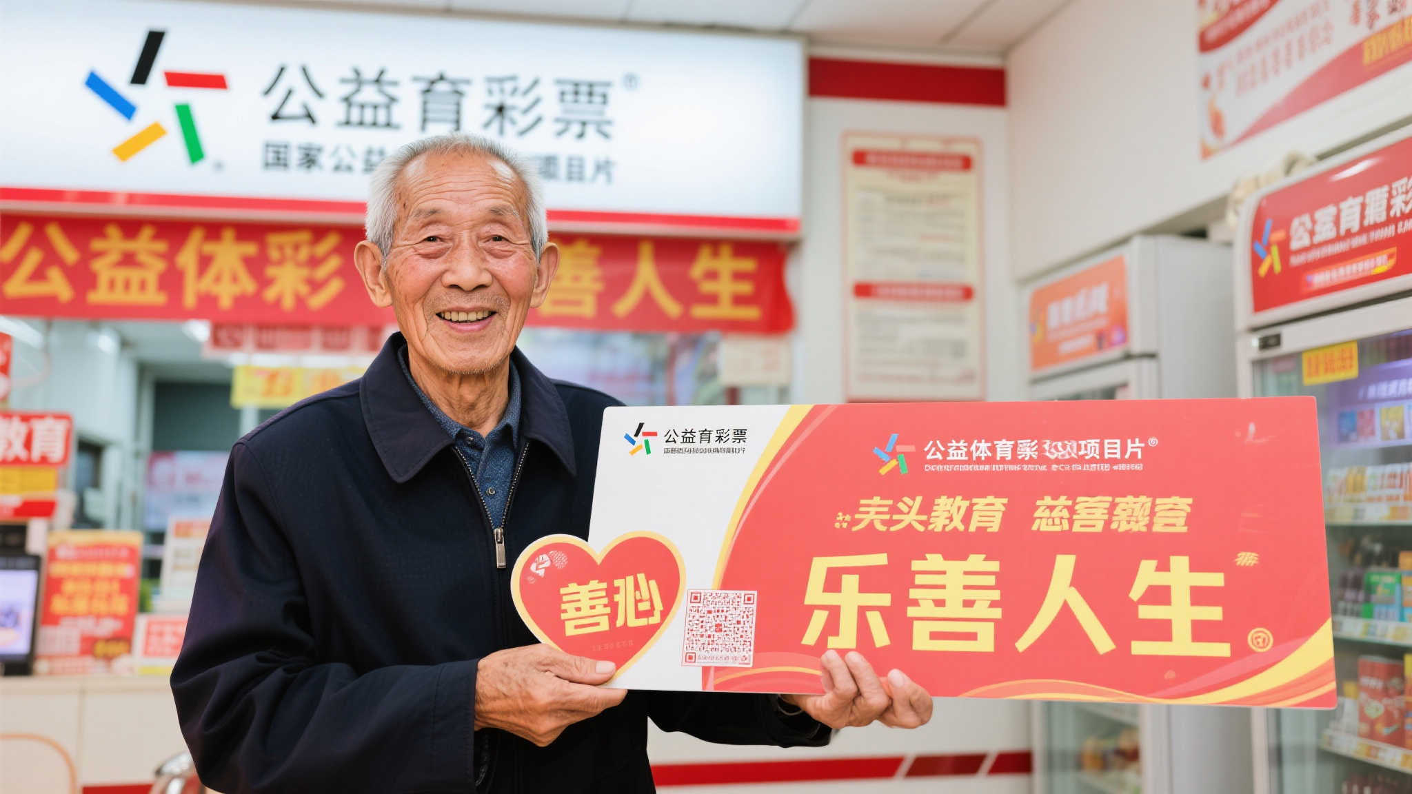 老彩民20元机选喜中大乐透932万 当场慷慨捐款2000元