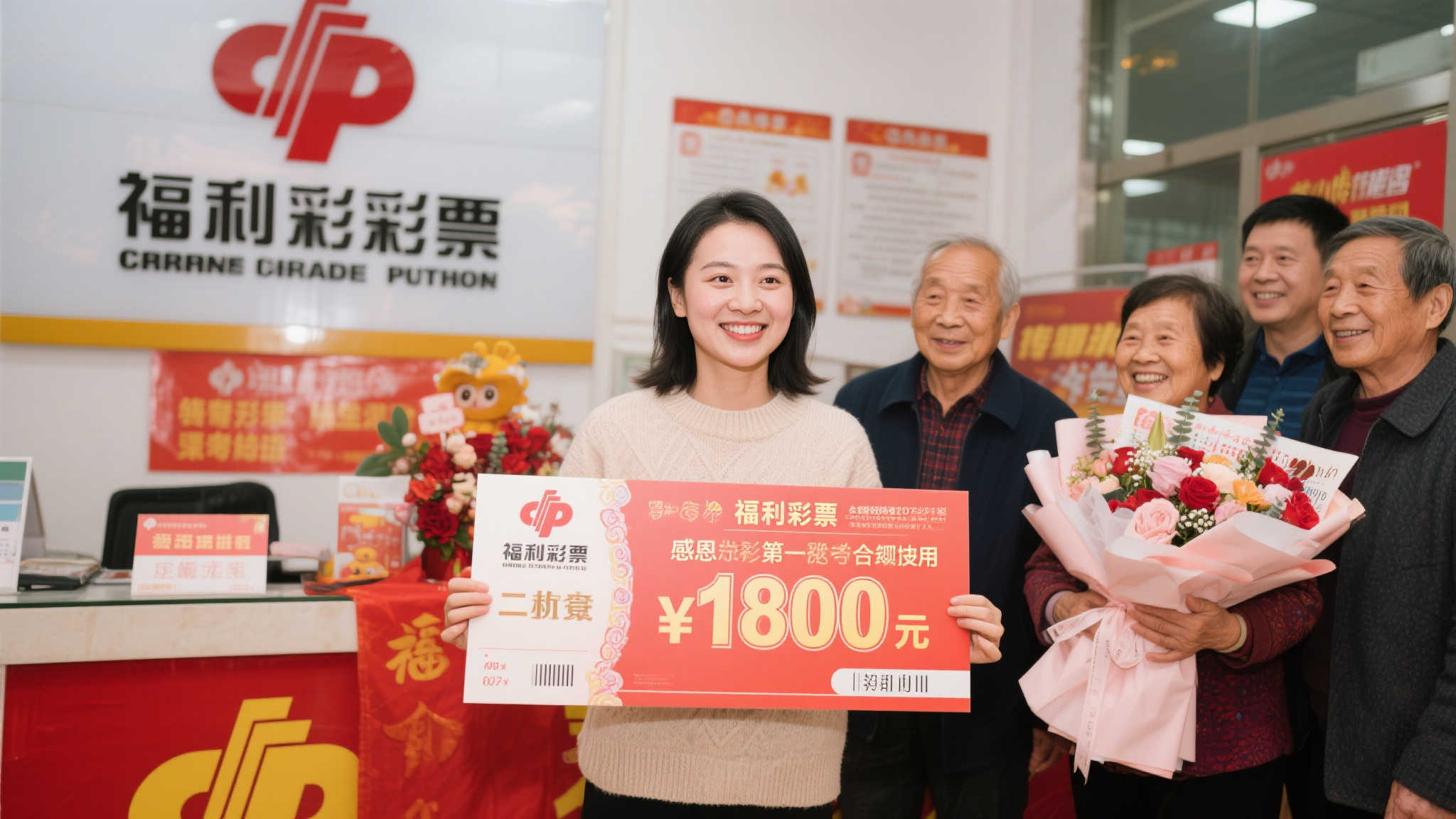 女彩民喜中福彩80万 慷慨送礼父母与好友