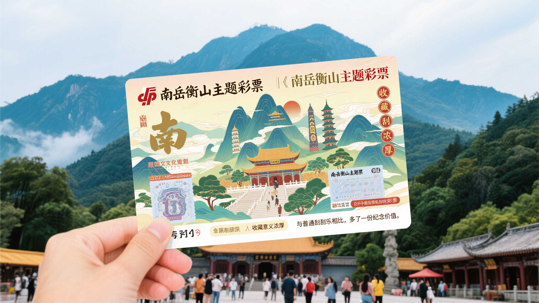 衡阳首创本土即开彩票，全国首发南岳衡山主题